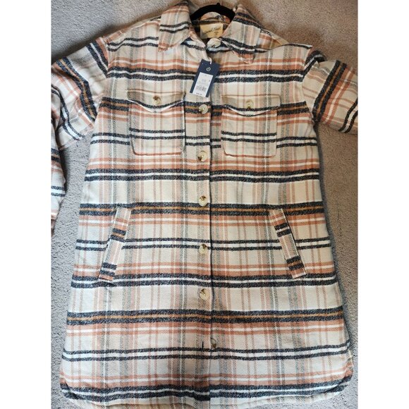 NWT Universal Thread Coat Oversized Plaid Quilted Jacket Sz Large - Picture 4 of 13